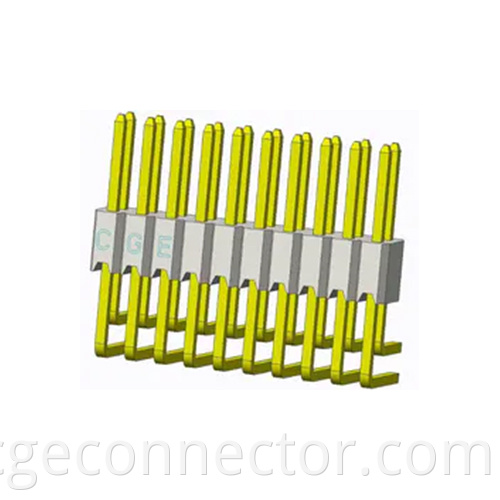 DIP Double-row curved plug Pin Header Connector